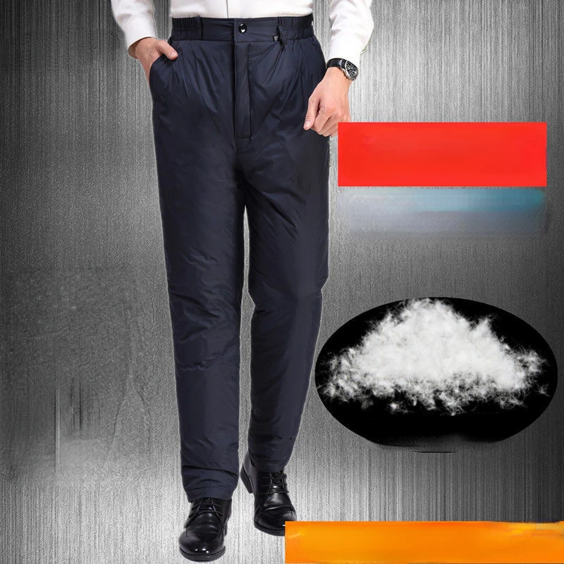 Men Winter Warm Down Pants White Duck Down Outdoor Sports Camping Straight Pants Thicken Thermal Trousers Pantalones Hombre E550
Men Winter Warm Down Pants White Duck Down Outdoor Sports Camping Straight Pants Thicken Thermal Trousers Pantalones Hombre E550
