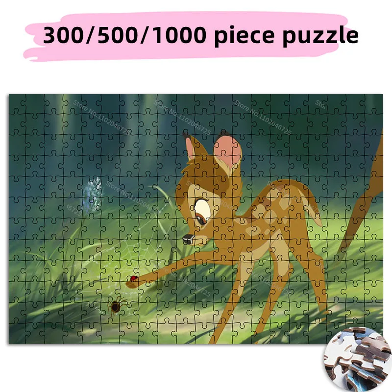Creative Puzzles 300 500 1000 Pieces Bambi Disney Cartoon Puzzles Educational Toys Kids Adult Collection Hobby Birthday Gifts
Creative Puzzles 300 500 1000 Pieces Bambi Disney Cartoon Puzzles Educational Toys Kids Adult Collection Hobby Birthday Gifts
