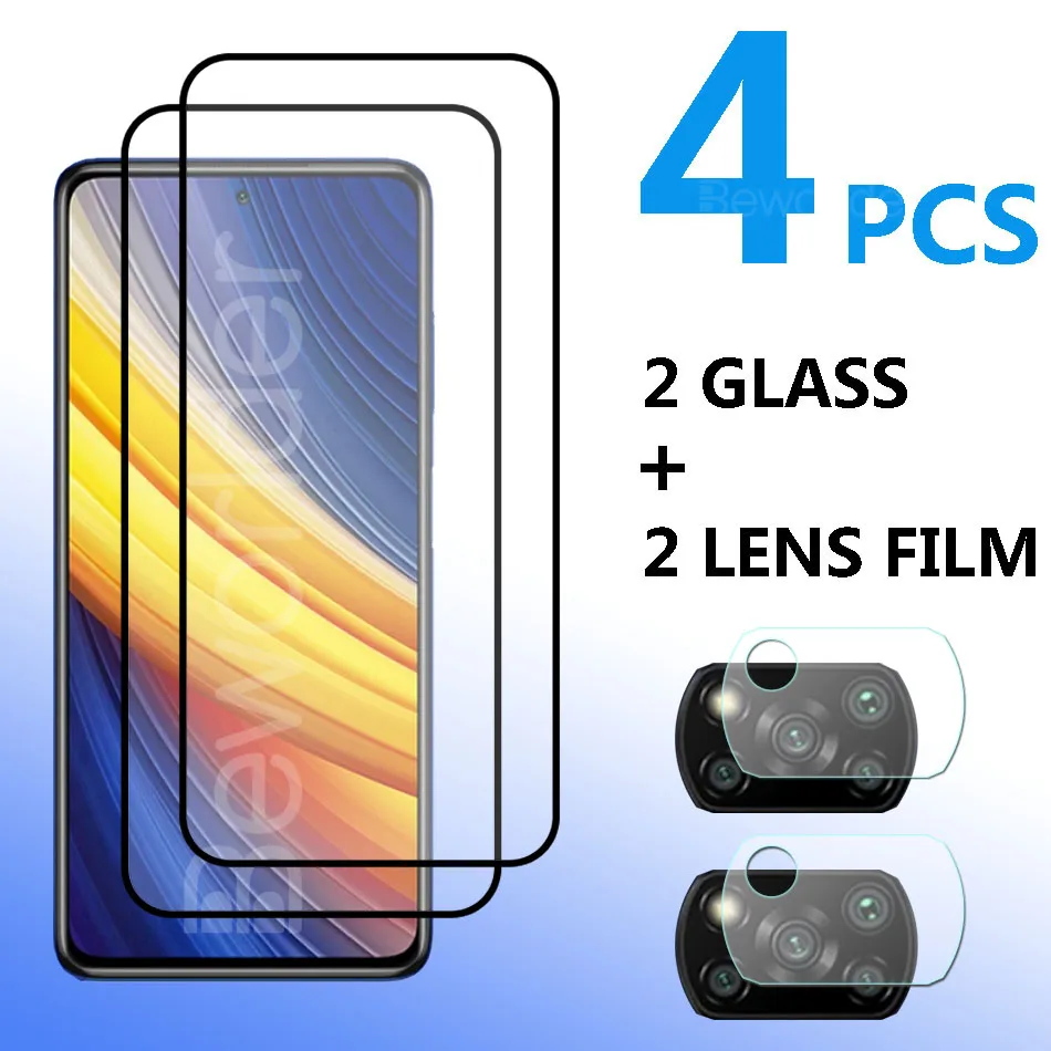 Закаленное стекло с полным покрытием для Poco M3 Pro 5G X3 NFC X3 GT Poco F3, защита для экрана, пленка для объектива камеры, стекло для Poco X3 Pro
Закаленное стекло с полным покрытием для Poco M3 Pro 5G X3 NFC X3 GT Poco F3, защита для экрана, пленка для объектива камеры, стекло для Poco X3 Pro