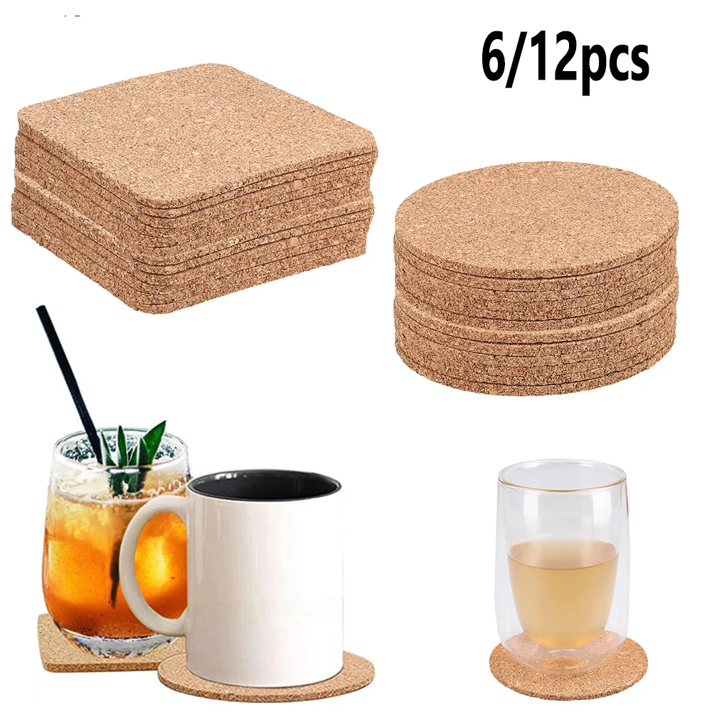6/12PCS Cork Coaster Cup Mats Cup Coasters Drinks Holder For Home Kitchen Supplies Wooden Mug Mats Round/Square
6/12PCS Cork Coaster Cup Mats Cup Coasters Drinks Holder For Home Kitchen Supplies Wooden Mug Mats Round/Square