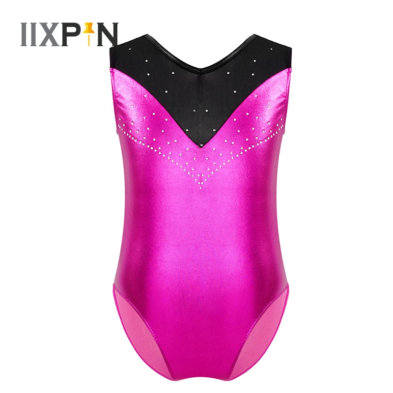 Professional Ballet Leotards For Girls Kids Mesh Sleeveless Shiny Dance Gymnastics Leotard Jumpsuit Figure Ice Skating Costume
Professional Ballet Leotards For Girls Kids Mesh Sleeveless Shiny Dance Gymnastics Leotard Jumpsuit Figure Ice Skating Costume