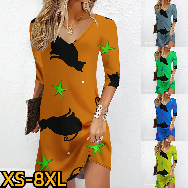 Женская Юбка-миди с длинным рукавом, V-образным вырезом и принтом
Женская Юбка-миди с длинным рукавом, V-образным вырезом и принтом