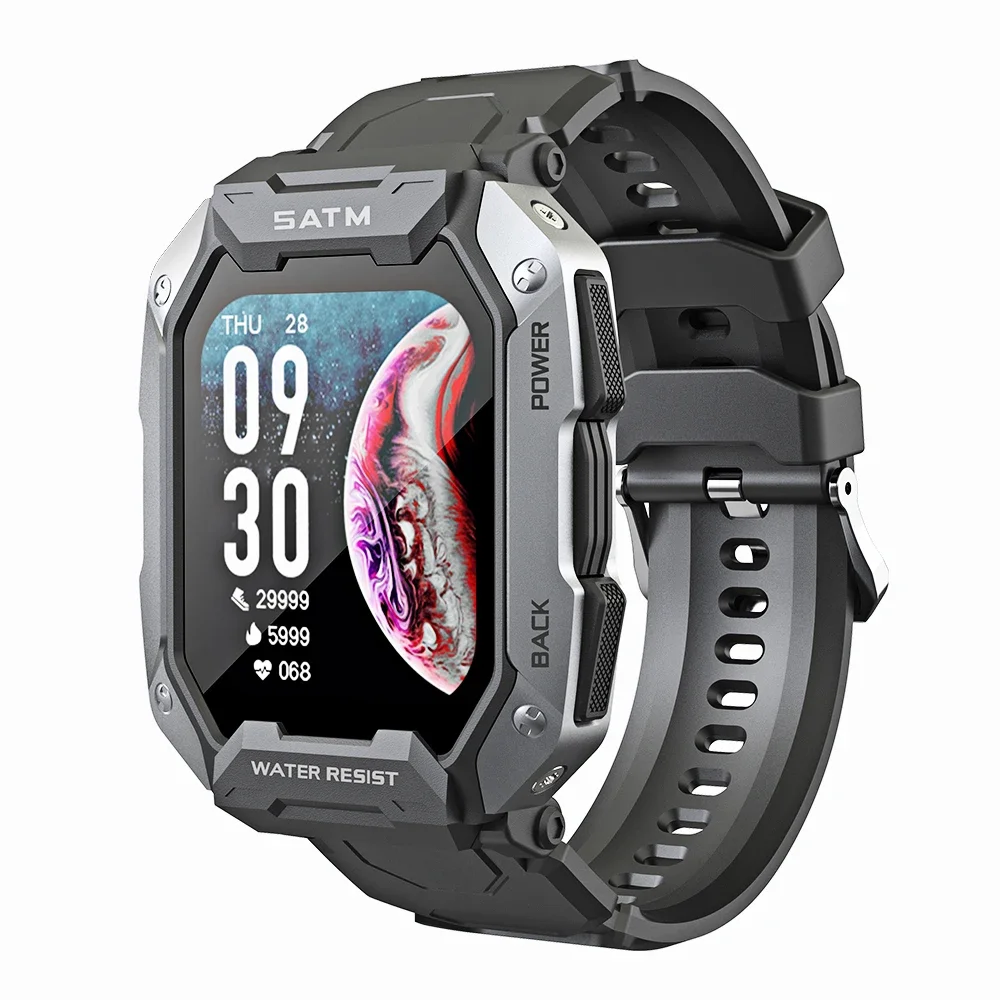 

Новинка 2023, мужские Смарт-часы с водозащитой IP68, 5 АТМ, фитнес-трекер для занятий спортом на открытом воздухе, монитор здоровья, Bluetooth Смарт-часы для Android и ios