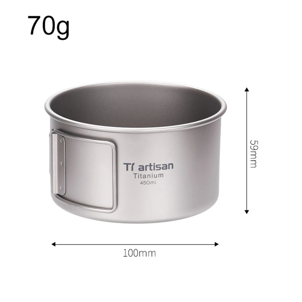 Titanium Bowl Durable and Lightweight Titanium Bowl with Foldable Handles Ideal for Outdoor Cooking and Dining
Titanium Bowl Durable and Lightweight Titanium Bowl with Foldable Handles Ideal for Outdoor Cooking and Dining