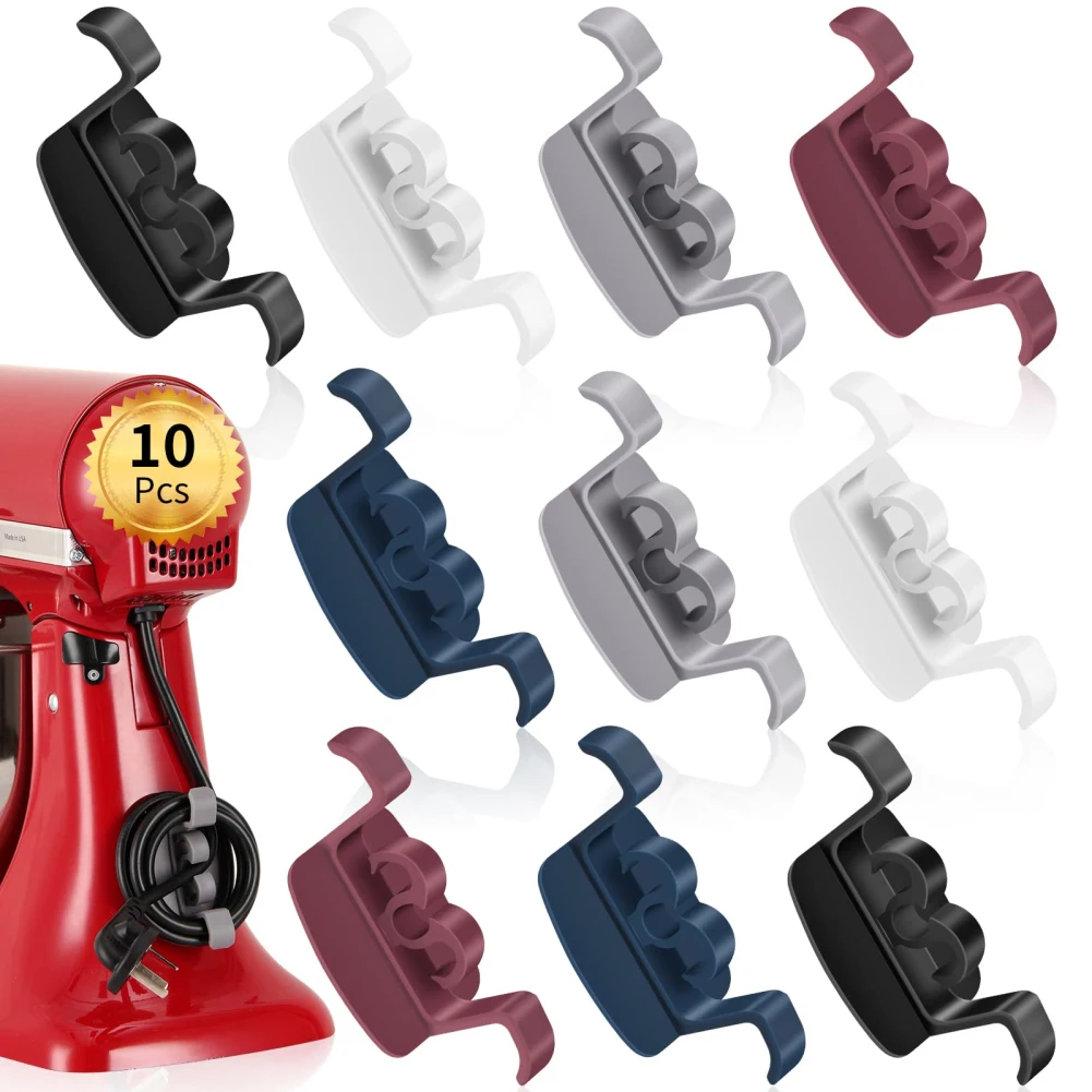 Cord Wrapper Organizer Clips Holder Wire Hider Cable Winder Management Wrap For Kitchen Appliance Stand Mixers Air Fryer
Cord Wrapper Organizer Clips Holder Wire Hider Cable Winder Management Wrap For Kitchen Appliance Stand Mixers Air Fryer