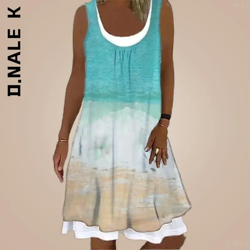 Д.Нэйл К Новая цветочная текстовая юбка в горошек до колена Дешевые праздничные наряды Винтажные всепогодные платья для женщин