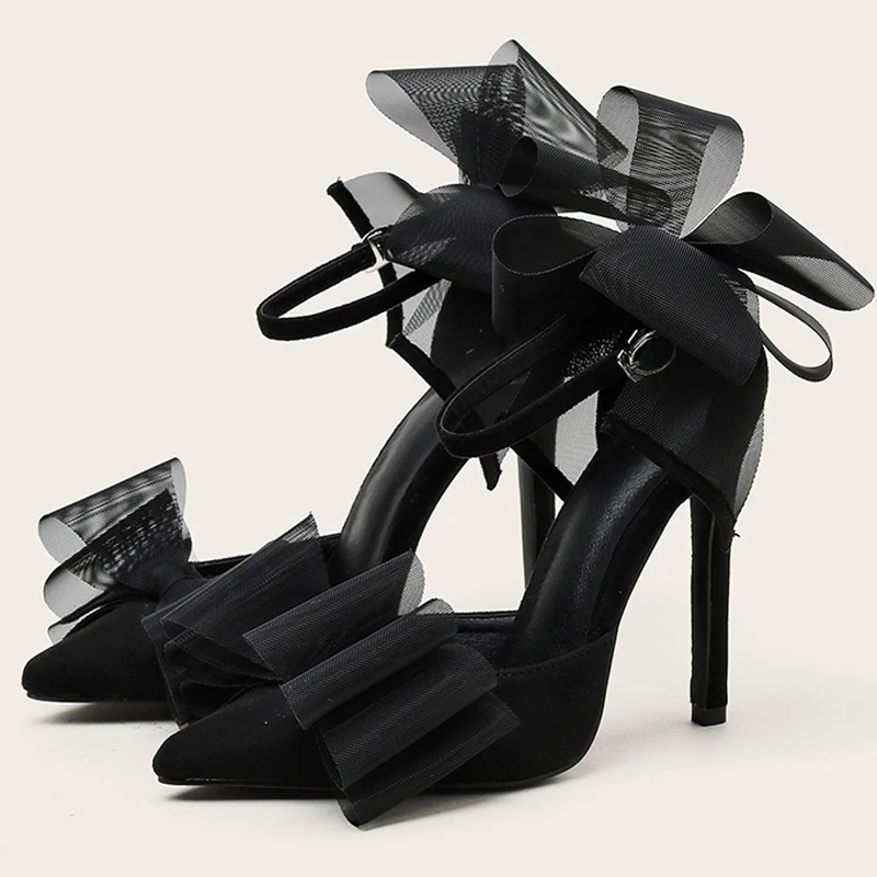 Butterfly-knot High Heels Fashion Women's Pumps Women Shoes New Pointed Toe Buckle Lady Shoes High Quality High-heeled Sandals
Butterfly-knot High Heels Fashion Women's Pumps Women Shoes New Pointed Toe Buckle Lady Shoes High Quality High-heeled Sandals