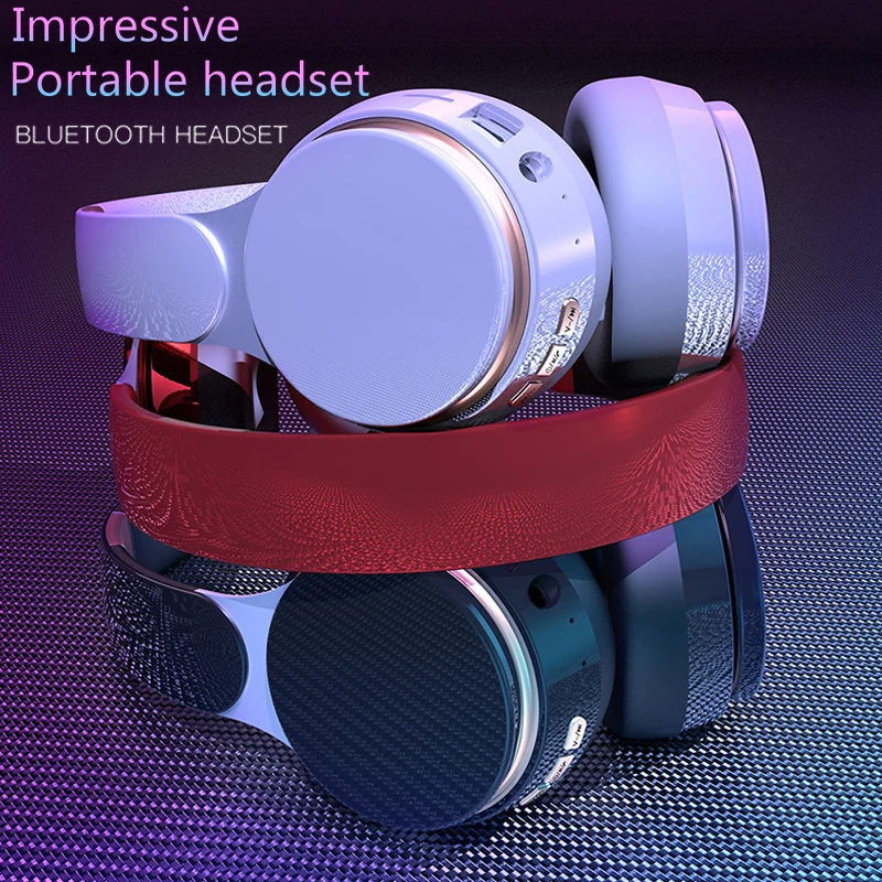 New Headsets Wireless Headsets Music Surround Sound Wireless Bluetooth Gaming Headsets Surround Sound 3.5mm Audio Jack Headphone
New Headsets Wireless Headsets Music Surround Sound Wireless Bluetooth Gaming Headsets Surround Sound 3.5mm Audio Jack Headphone