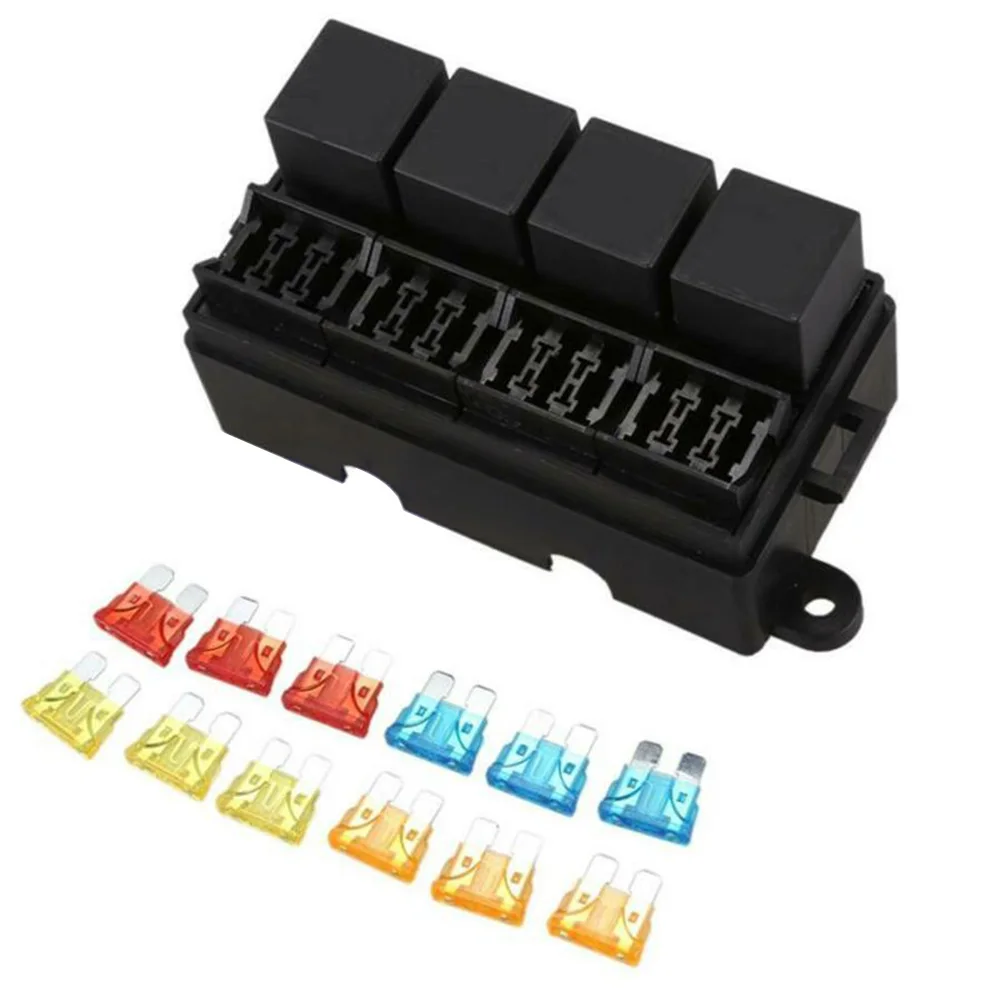 Brand New Durable High Quality Hot Sale Fuse Box 14.5x4.5x4cm 40A Blade For Car Truck SUV Holder Plastic Terminals
Brand New Durable High Quality Hot Sale Fuse Box 14.5x4.5x4cm 40A Blade For Car Truck SUV Holder Plastic Terminals