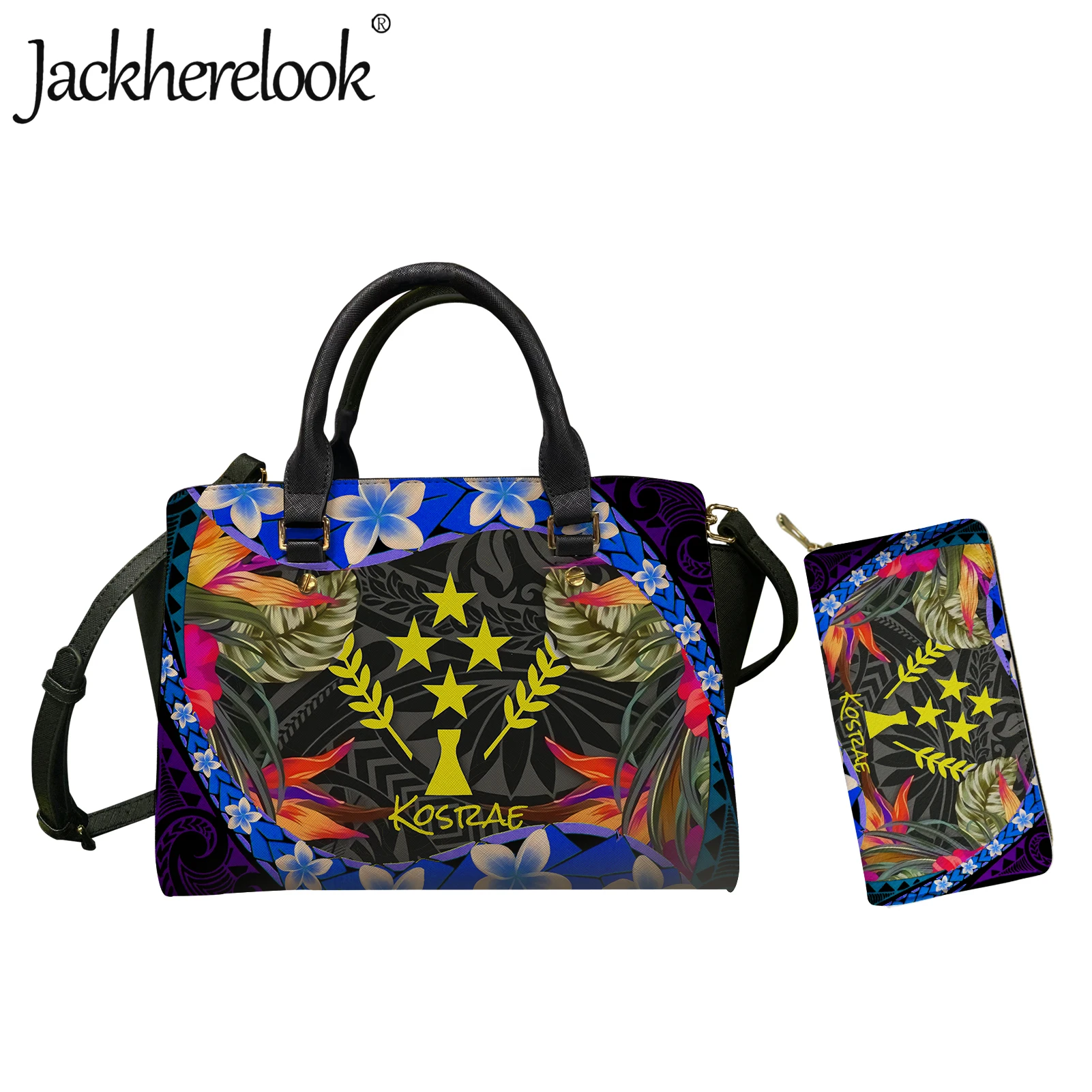 Jackherelook New Style Leather Tote Crossbody Bag with Hasp Kosrae Polynesian Plumeria Reggae Prints Women Shoulder Bag&Wallet
Jackherelook New Style Leather Tote Crossbody Bag with Hasp Kosrae Polynesian Plumeria Reggae Prints Women Shoulder Bag&Wallet