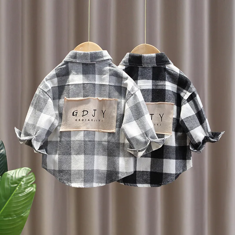 Boys Cotton Shirts 2023 New Spring Autumn Children Fashion Jackets Clothing For Baby 1 To 6 Years Old Kids Casual Tops Outerwear
Boys Cotton Shirts 2023 New Spring Autumn Children Fashion Jackets Clothing For Baby 1 To 6 Years Old Kids Casual Tops Outerwear