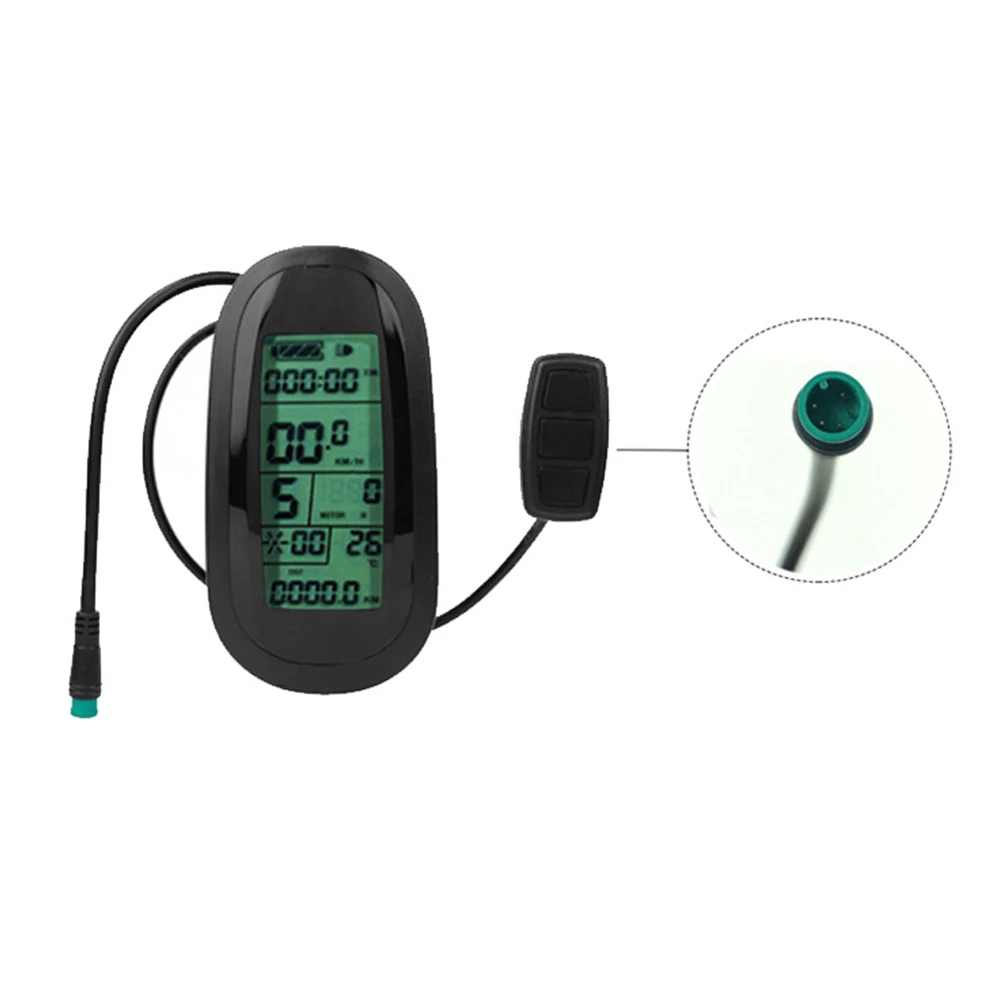 E-Bike KT-LCD6 LCD Display Meter Panel Waterproof Plug For KT Series Controllers Display Screen Electric Bicycle Accessories
E-Bike KT-LCD6 LCD Display Meter Panel Waterproof Plug For KT Series Controllers Display Screen Electric Bicycle Accessories