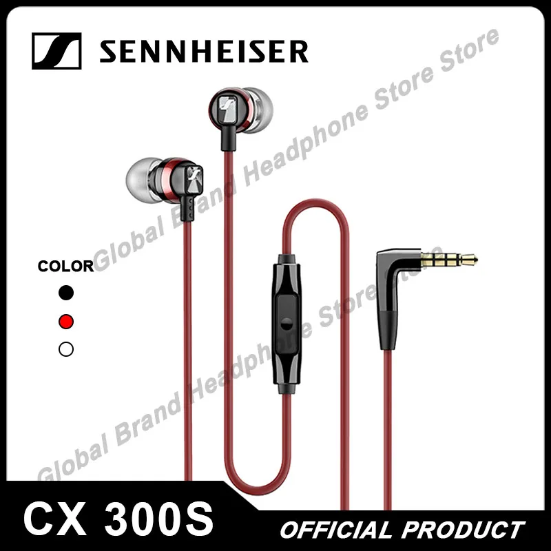 Original Sennheiser CX300S Wired Headphones Sports Earbuds Noise Cancelling Headphones Bass Stereo Headphones for iPhone Android
Original Sennheiser CX300S Wired Headphones Sports Earbuds Noise Cancelling Headphones Bass Stereo Headphones for iPhone Android
