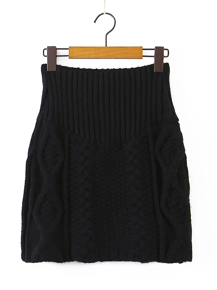 YENKYE New Autumn Women Solid Twist Knit Skirt Vintage High Waist Sexy Pencil Mini Skirts Female Jupe
YENKYE New Autumn Women Solid Twist Knit Skirt Vintage High Waist Sexy Pencil Mini Skirts Female Jupe