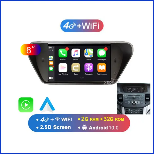 Для Acura TSX для Honda Accord cu1 mk8 2009 ~ 2013 Android 12 Мультимедийный плеер Автомобильный радиоприемник GPS интеллектуальная система Apple Carplay
Для Acura TSX для Honda Accord cu1 mk8 2009 ~ 2013 Android 12 Мультимедийный плеер Автомобильный радиоприемник GPS интеллектуальная система Apple Carplay