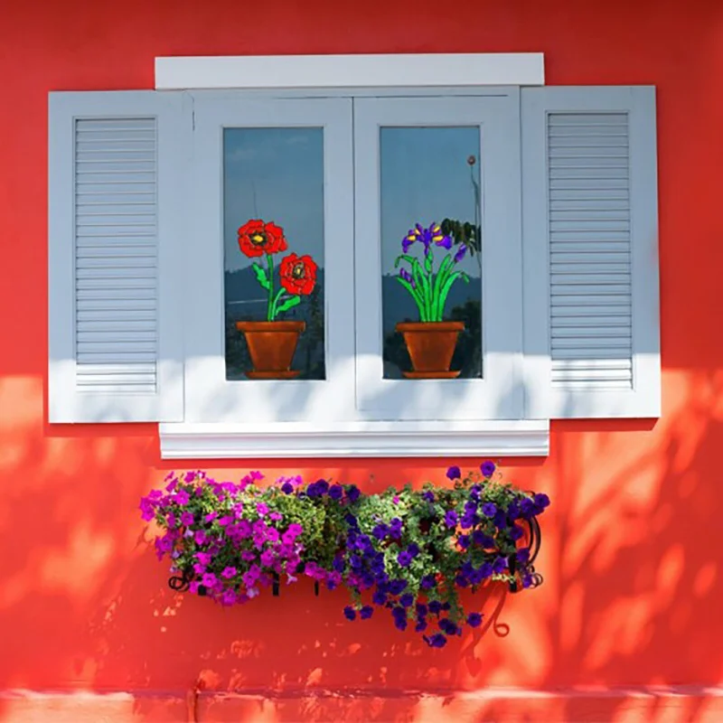 20x30cm Living Room Decals Wallpaper Window Sill Decor Red Flower Pot Stickers Wall Stickers Window Glass Decoration Home Decor
20x30cm Living Room Decals Wallpaper Window Sill Decor Red Flower Pot Stickers Wall Stickers Window Glass Decoration Home Decor