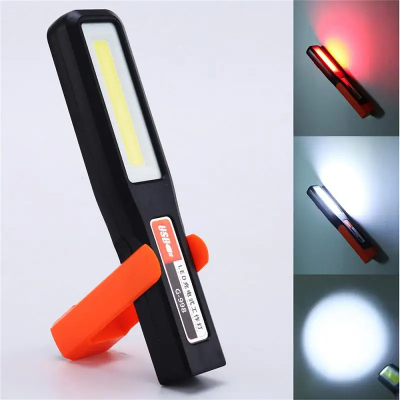 

Powerful COB LED Work Light Car Garage Mechanic Lamp USB Rechargeable Flashlight Magnetic Torch Emergency Light Warning Light