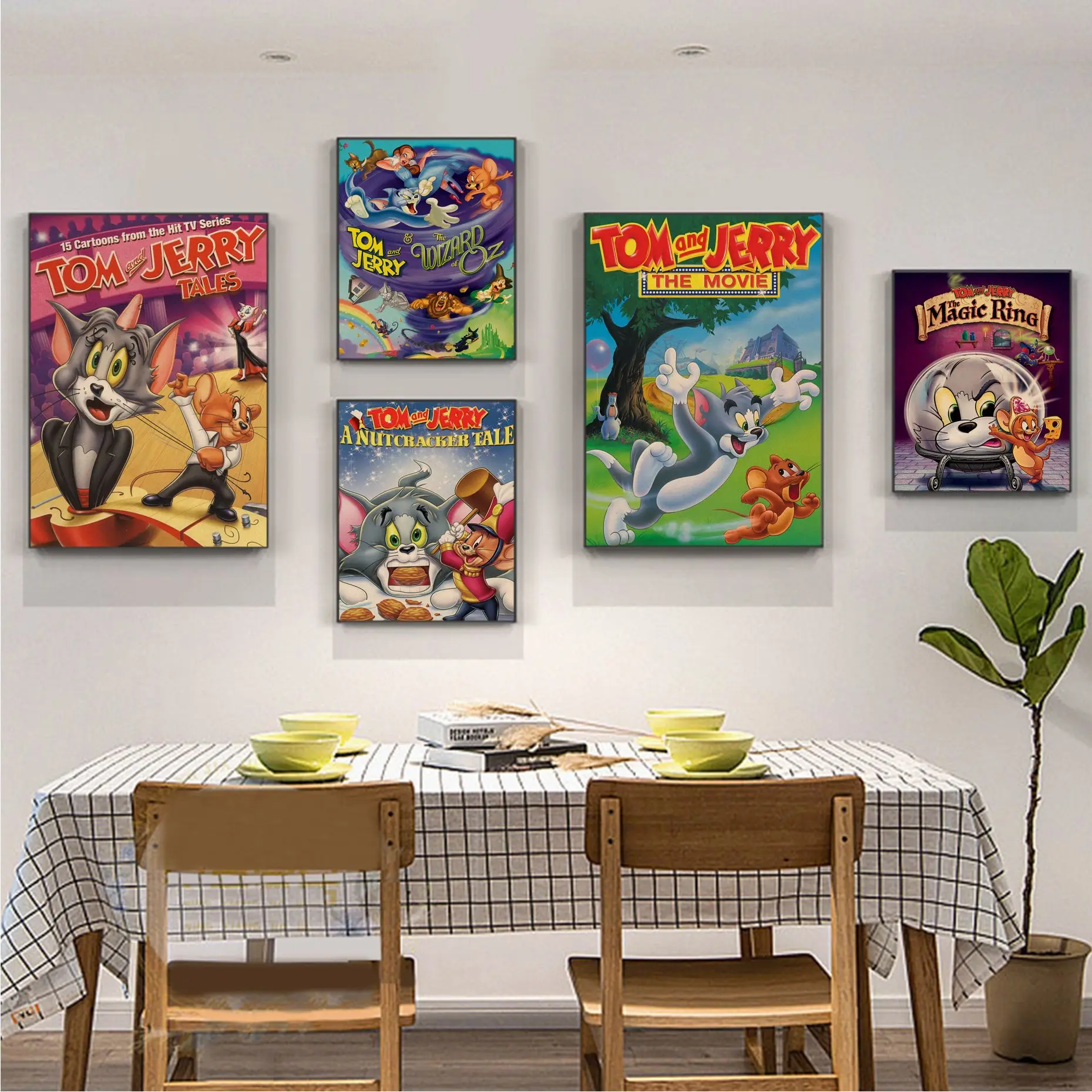 BANDAI Cartoon Tom And Jerry Good Quality Prints and Posters Vintage Room Home Bar Cafe Decor Stickers Wall Painting
BANDAI Cartoon Tom And Jerry Good Quality Prints and Posters Vintage Room Home Bar Cafe Decor Stickers Wall Painting