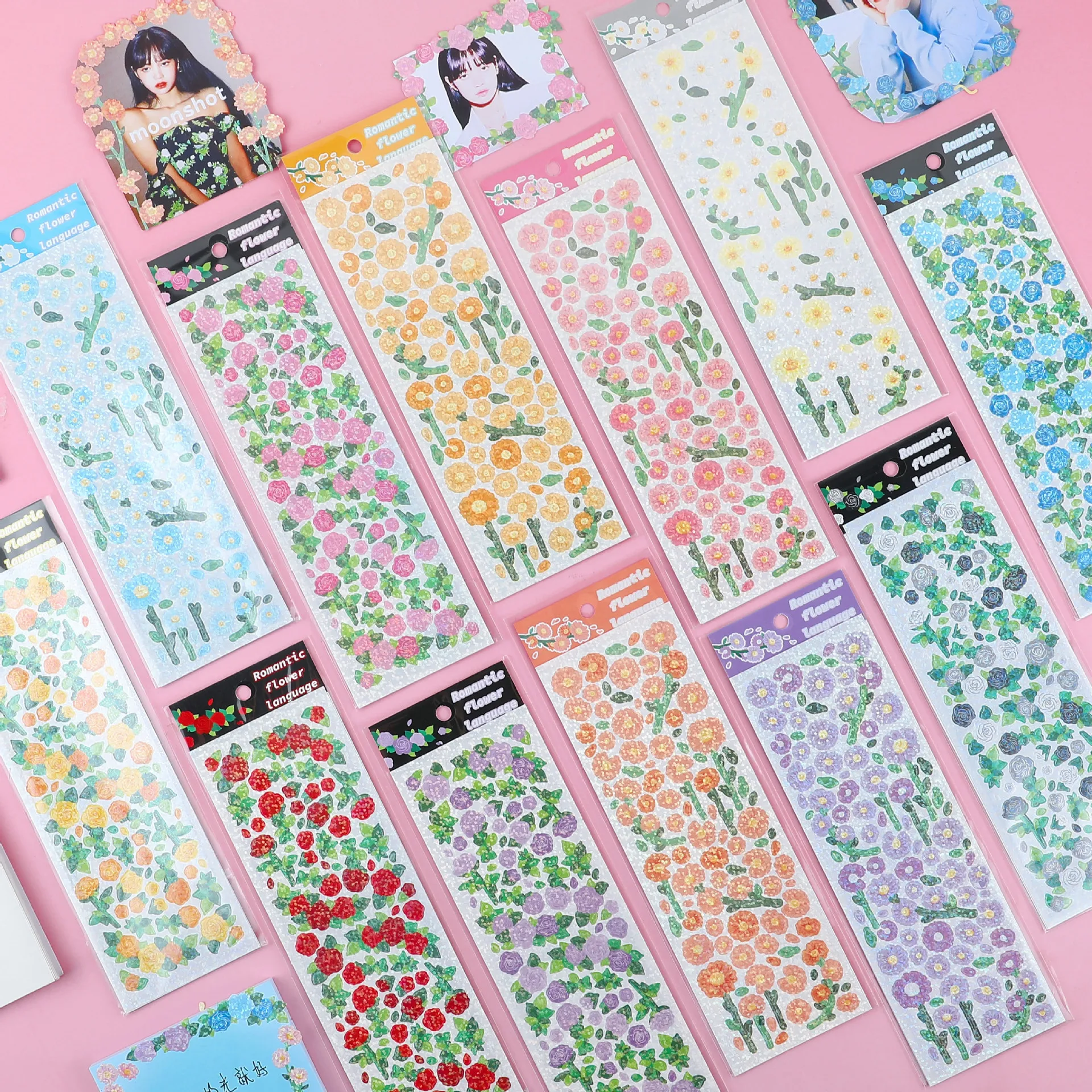INS Cute Romantic Flower Laser Photo Frame Series Sticker DIY Scrapbooking Idol Card Album Stationery Decoration Kawaii Stickers
INS Cute Romantic Flower Laser Photo Frame Series Sticker DIY Scrapbooking Idol Card Album Stationery Decoration Kawaii Stickers