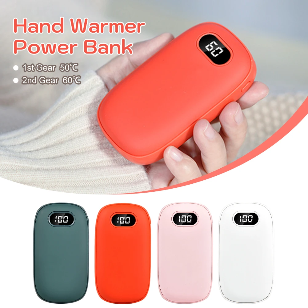 Portable Hand Warmer Power Bank USB Rechargeable Hand Warmer With Digital Display Electric Heating Treasure For Home Outdoor
Portable Hand Warmer Power Bank USB Rechargeable Hand Warmer With Digital Display Electric Heating Treasure For Home Outdoor