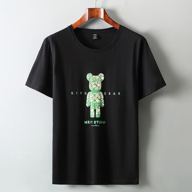 King Bear Print Tshirt Men 10XL Loose Short-sleeve Tops O-neck Men Clothing Camisetas Ropa Hombre Summer Couple Straight T-shirt
King Bear Print Tshirt Men 10XL Loose Short-sleeve Tops O-neck Men Clothing Camisetas Ropa Hombre Summer Couple Straight T-shirt