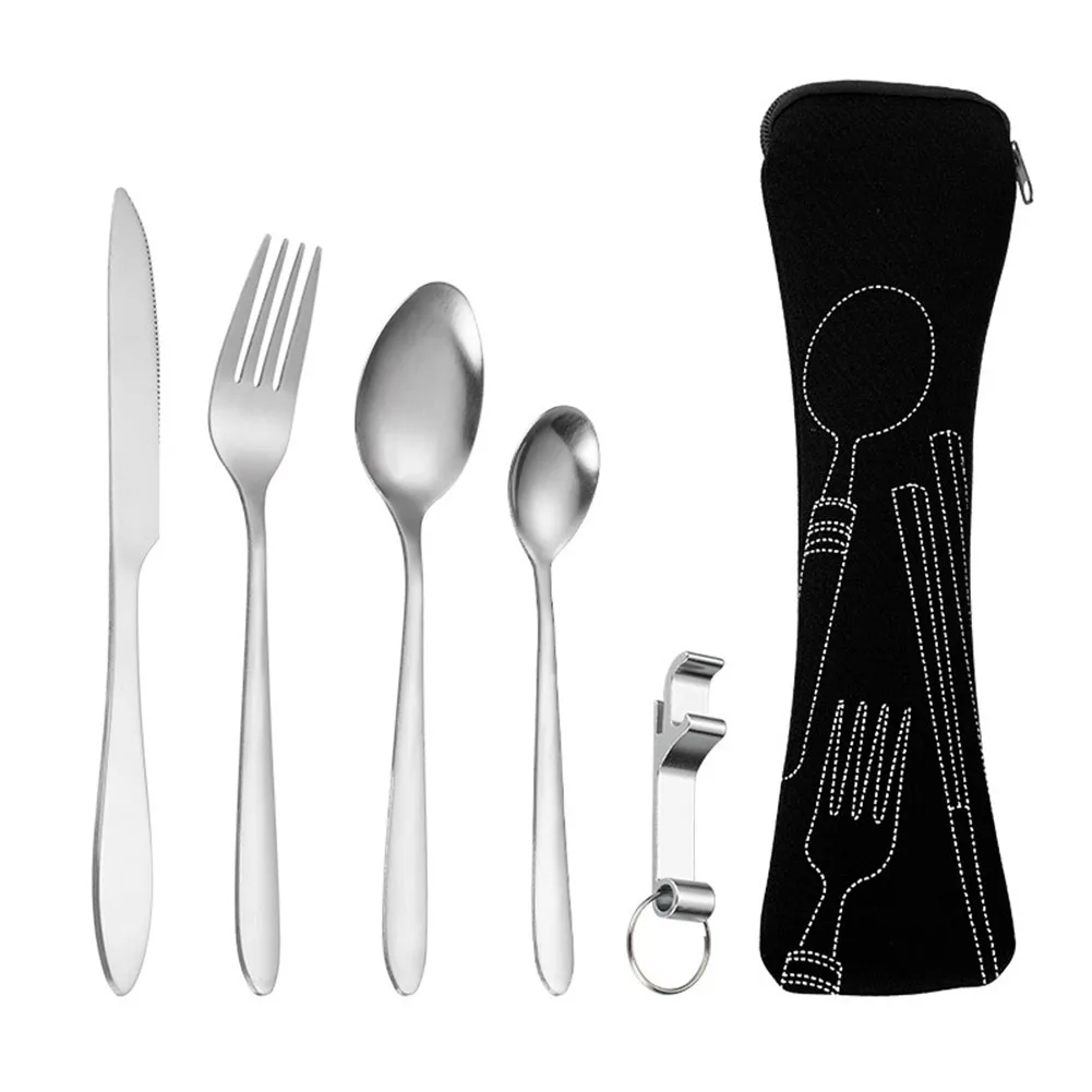 Brand New High Quality Cutlery Set Cook Set Bottle Opener Camping Hiking K-nife 304 Stainless Steel Blue/red/black
Brand New High Quality Cutlery Set Cook Set Bottle Opener Camping Hiking K-nife 304 Stainless Steel Blue/red/black