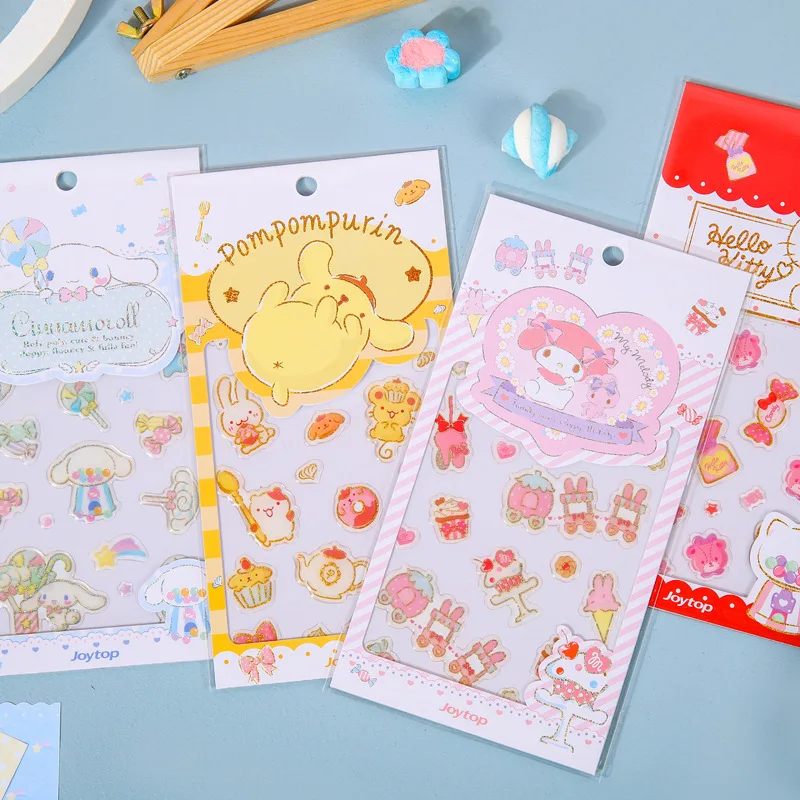 Sanrio Candy Series DIY Decoraction Diary Cute Cartoon Scrapbook Drop Glue Holographic Laser Sticker Children Christmas Gift
Sanrio Candy Series DIY Decoraction Diary Cute Cartoon Scrapbook Drop Glue Holographic Laser Sticker Children Christmas Gift