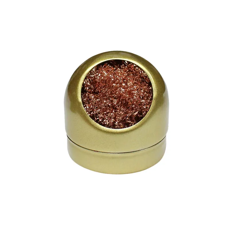 Сварочные аксессуары, очиститель жала для паяльника, шарик из медной проволоки с губкой и держателем, черный/золотой инструме...
Сварочные аксессуары, очиститель жала для паяльника, шарик из медной проволоки с губкой и держателем, черный/золотой инструме...