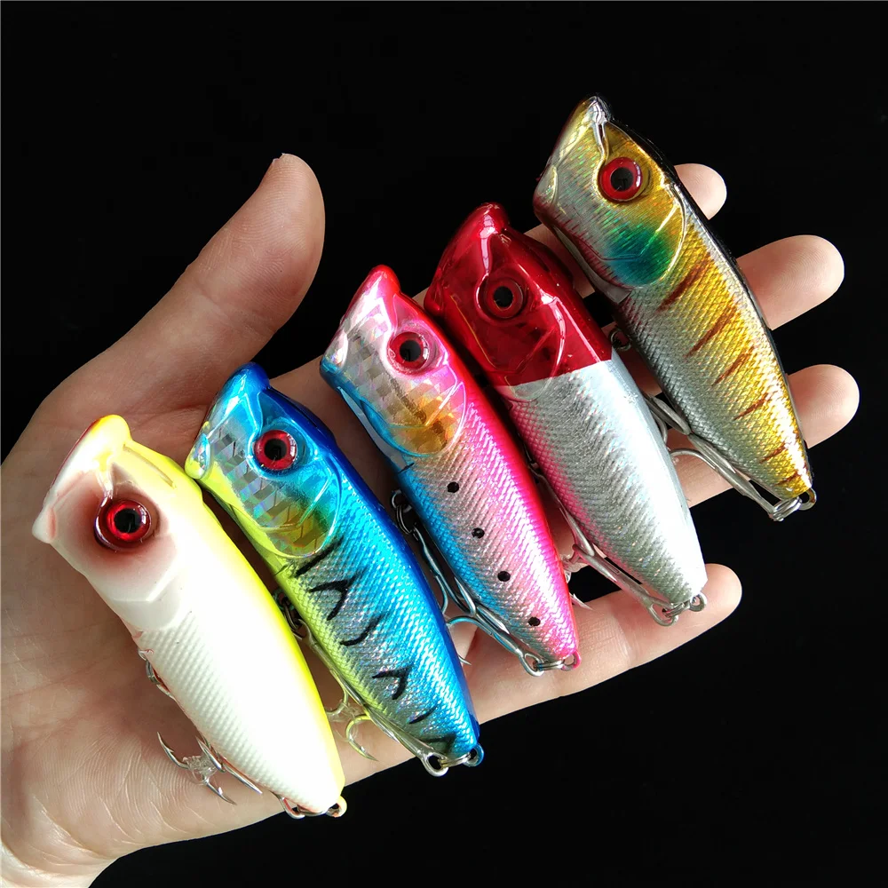 1pc 6.5cm 12.3g Fishing Lures Topwater Popper Bait Hard Bait Artificial Wobblers Plastic Fishing Tackle
1pc 6.5cm 12.3g Fishing Lures Topwater Popper Bait Hard Bait Artificial Wobblers Plastic Fishing Tackle