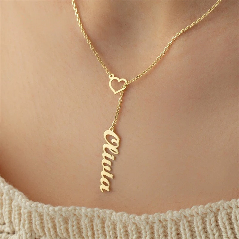 Personalized Customized Necklace with Name Personalized Stainless Steel Nameplate Pendant Jewelry Choker Anniversary Party Gift
Personalized Customized Necklace with Name Personalized Stainless Steel Nameplate Pendant Jewelry Choker Anniversary Party Gift