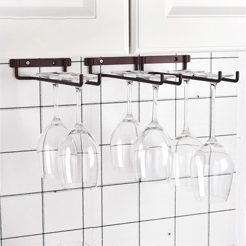 Stemware Inverted Storage Shelf Wine Glass Holder Hanging Iron Rack Champagne Goblet Cup Under Cupboard
Stemware Inverted Storage Shelf Wine Glass Holder Hanging Iron Rack Champagne Goblet Cup Under Cupboard