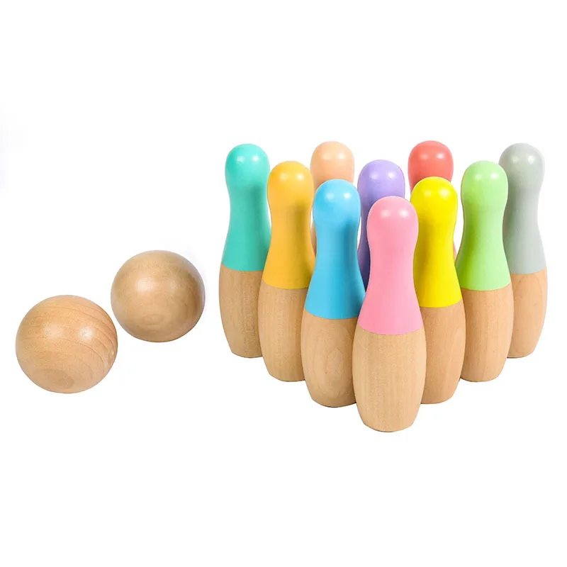 Wooden Toy Bowling Ball Set Kids Sport Toy for Parent-Child Interactive Ins Style Rainbow Color Toy Kit for Boys and Girls Gift
Wooden Toy Bowling Ball Set Kids Sport Toy for Parent-Child Interactive Ins Style Rainbow Color Toy Kit for Boys and Girls Gift