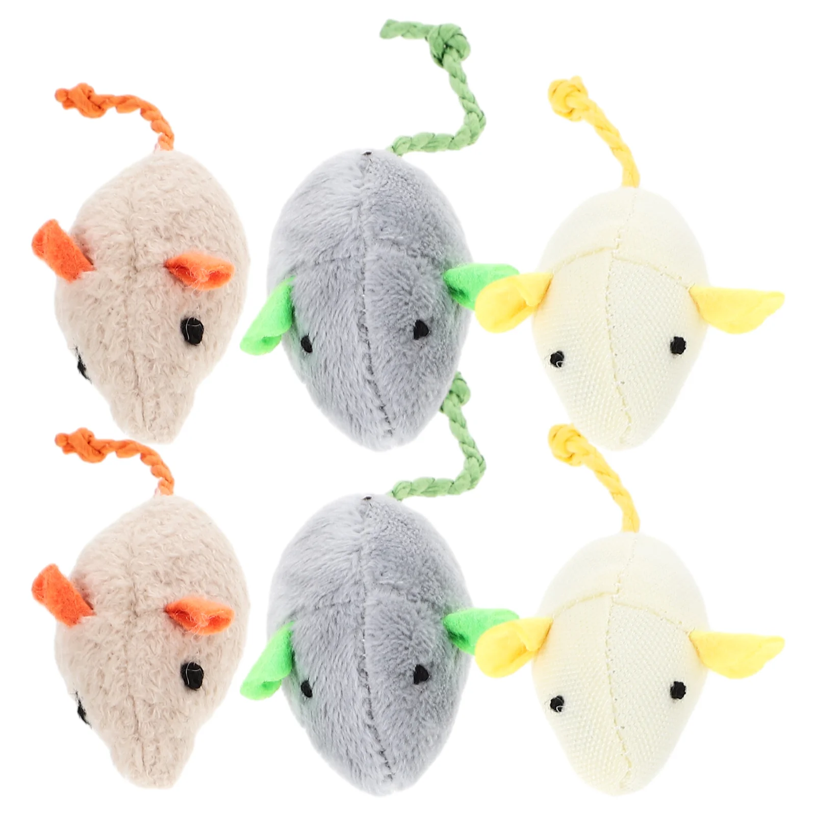6Pcs Pet Chew Plush Mouse Toy Cat Kitten Teaser Toys Set Pets Interactive Exerciser Toy
6Pcs Pet Chew Plush Mouse Toy Cat Kitten Teaser Toys Set Pets Interactive Exerciser Toy