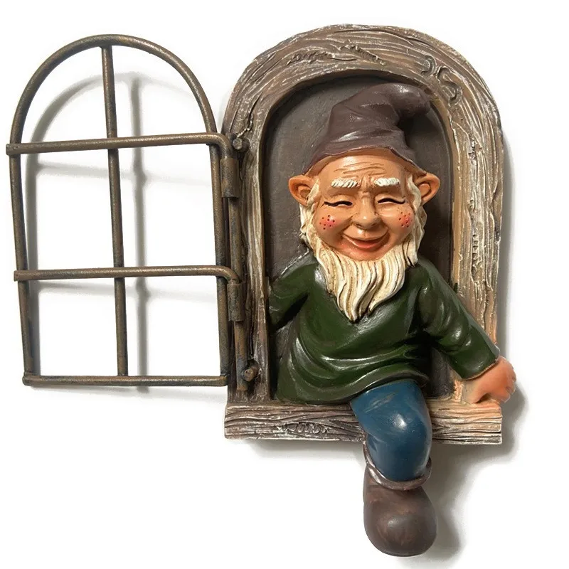 Creative Garden Gnome Statue Elf Out The Door Tree Sculpture Hugger Figurine for Home Yard Porch Garden Decoration
Creative Garden Gnome Statue Elf Out The Door Tree Sculpture Hugger Figurine for Home Yard Porch Garden Decoration