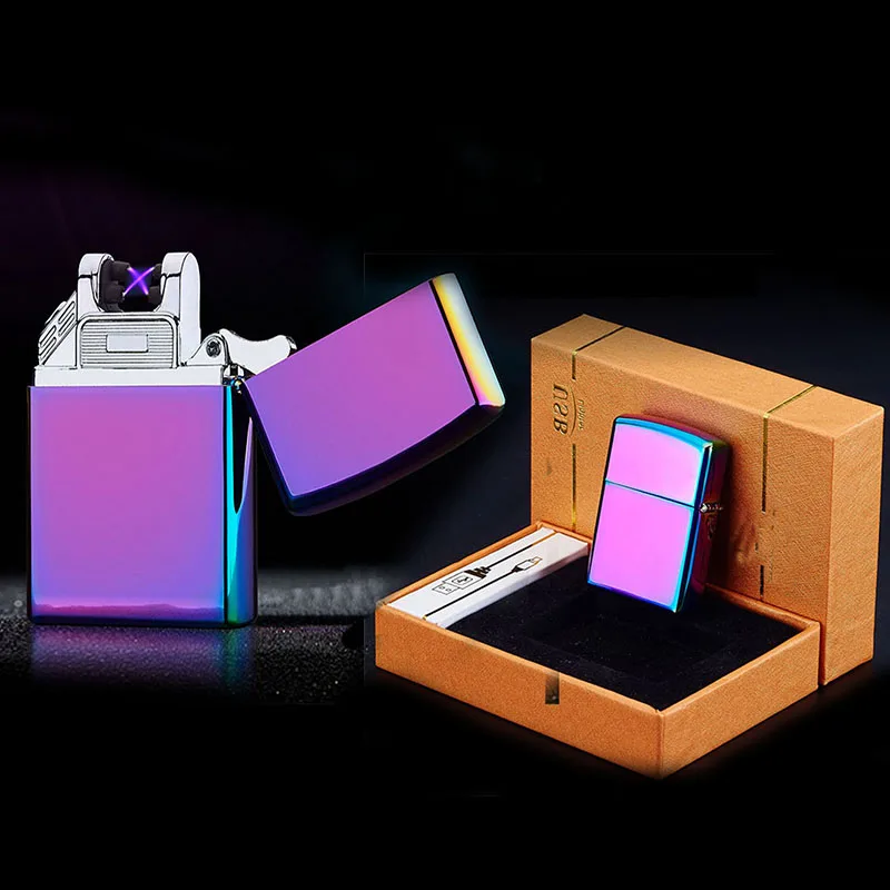 Популярная зажигалка с двойной электрической дугой, металлическая ветрозащитная креативная зажигалка с одной дугой USB, подарок для мужчин ...
Популярная зажигалка с двойной электрической дугой, металлическая ветрозащитная креативная зажигалка с одной дугой USB, подарок для мужчин ...