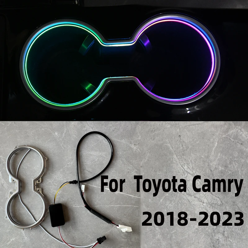 Светодиодная подсветка для подстаканников, атмосферная лампа, ледяной синий свет, для салона автомобиля Toyota Camry 8-го поколения XV70 2018-2023
Светодиодная подсветка для подстаканников, атмосферная лампа, ледяной синий свет, для салона автомобиля Toyota Camry 8-го поколения XV70 2018-2023