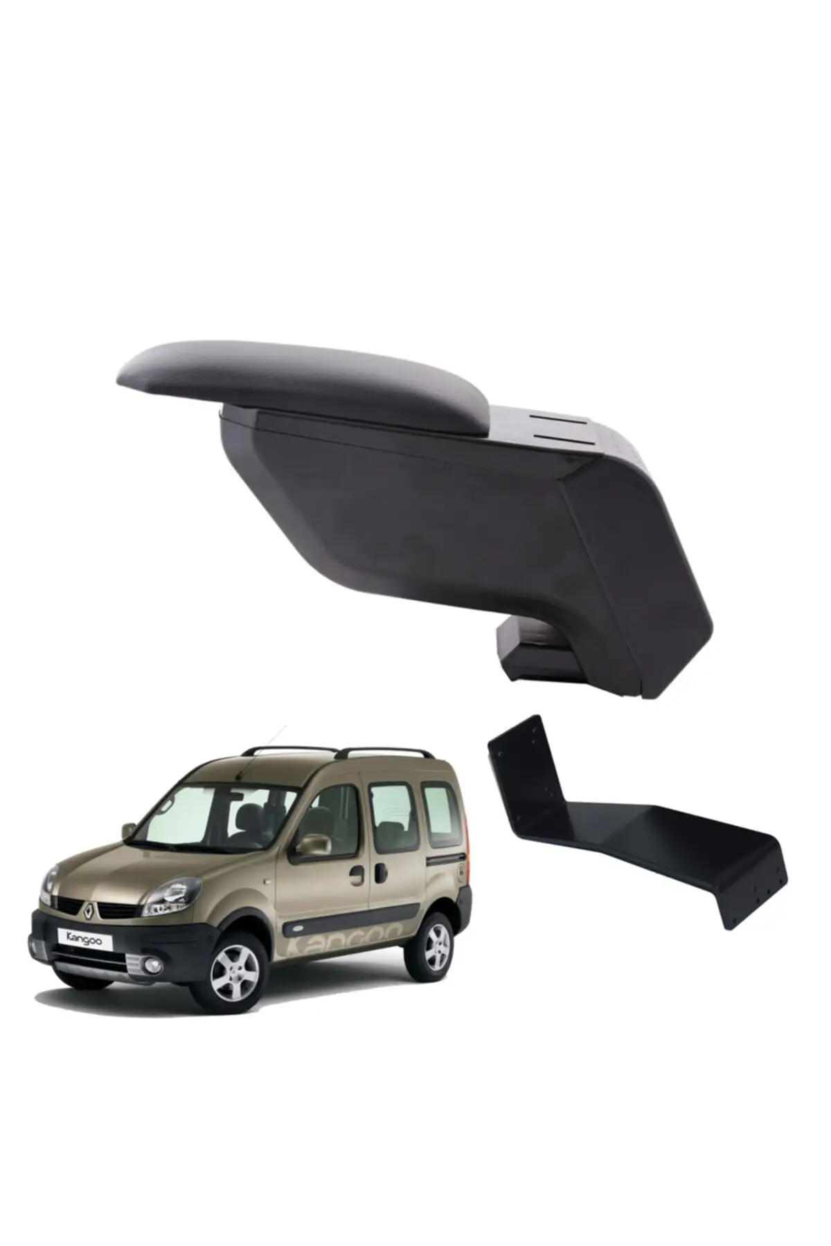 Черный подлокотник с стальными ножками без отверстий для Renault Kangoo 1999-2008
Черный подлокотник с стальными ножками без отверстий для Renault Kangoo 1999-2008