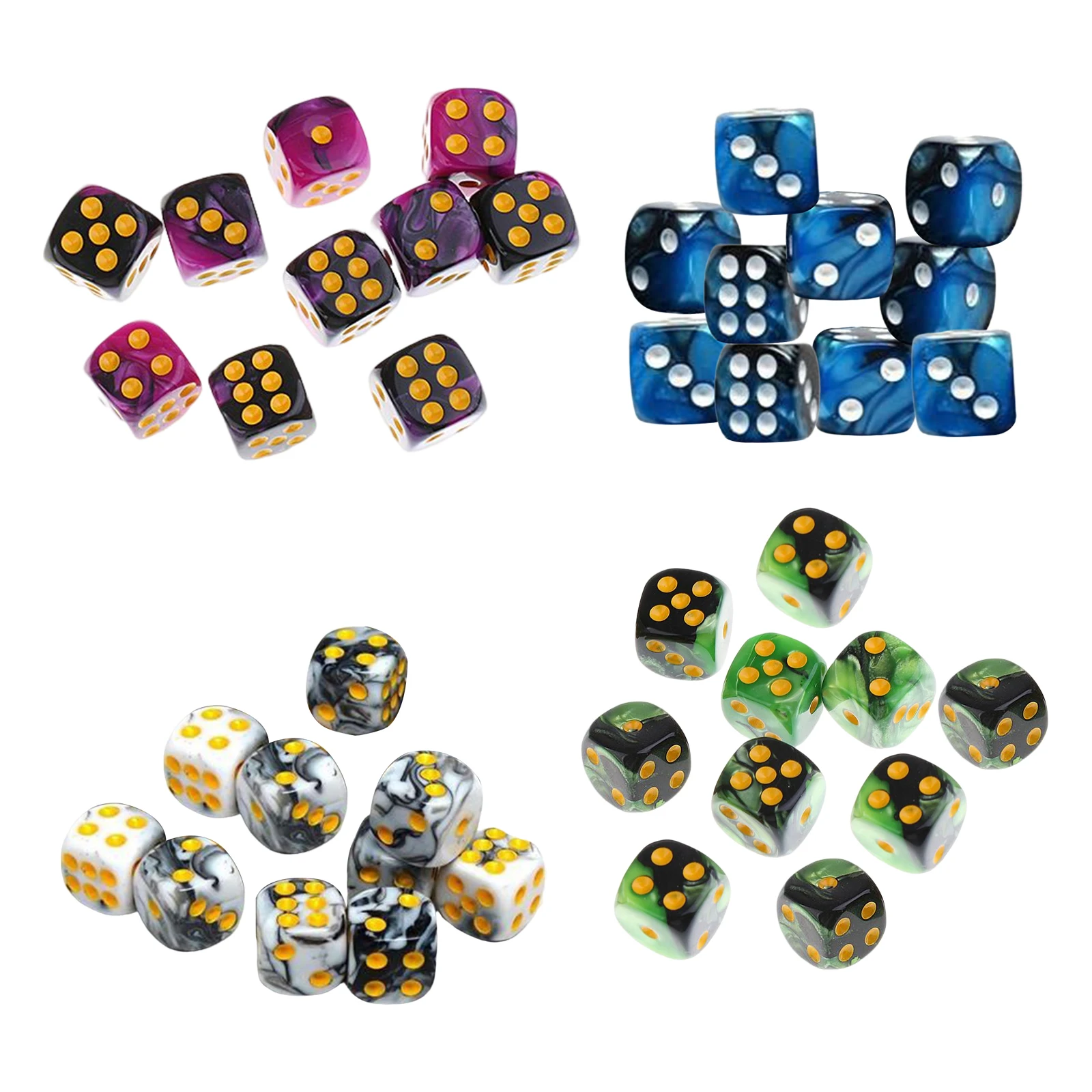 Polyhedral Dice Set with Pouch Double-Colors D20 D12 D10 D8 D6 D4 Table Game Party Game Entertainment Toys Game for Playing
Polyhedral Dice Set with Pouch Double-Colors D20 D12 D10 D8 D6 D4 Table Game Party Game Entertainment Toys Game for Playing