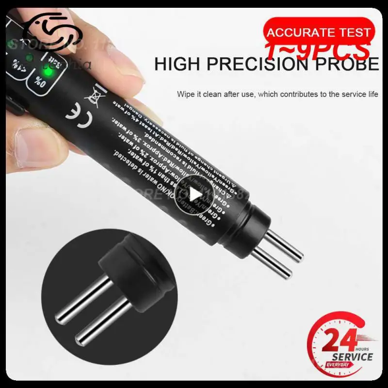 1~9PCS Auto Liquid testing Brake Fluid Tester pen 5 LED indicator display for DOT3/DOT4 electronic pen brake fluid oil tester
1~9PCS Auto Liquid testing Brake Fluid Tester pen 5 LED indicator display for DOT3/DOT4 electronic pen brake fluid oil tester