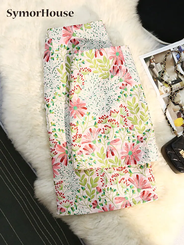 New Floral Print A Line Jacquard Skirts Women 2022 Summer High Waist Back Split Midi Package Hips One-Step Skirts Female
New Floral Print A Line Jacquard Skirts Women 2022 Summer High Waist Back Split Midi Package Hips One-Step Skirts Female