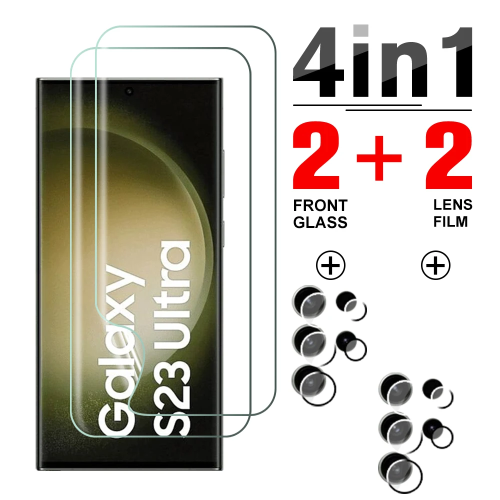 Front Screen Hydrogel Film 4in1 For Samsung Galaxy S23 Ultra 5G Camera Lens Protector Sumsung S23 Plus S 23 Not tempered Glass
Front Screen Hydrogel Film 4in1 For Samsung Galaxy S23 Ultra 5G Camera Lens Protector Sumsung S23 Plus S 23 Not tempered Glass