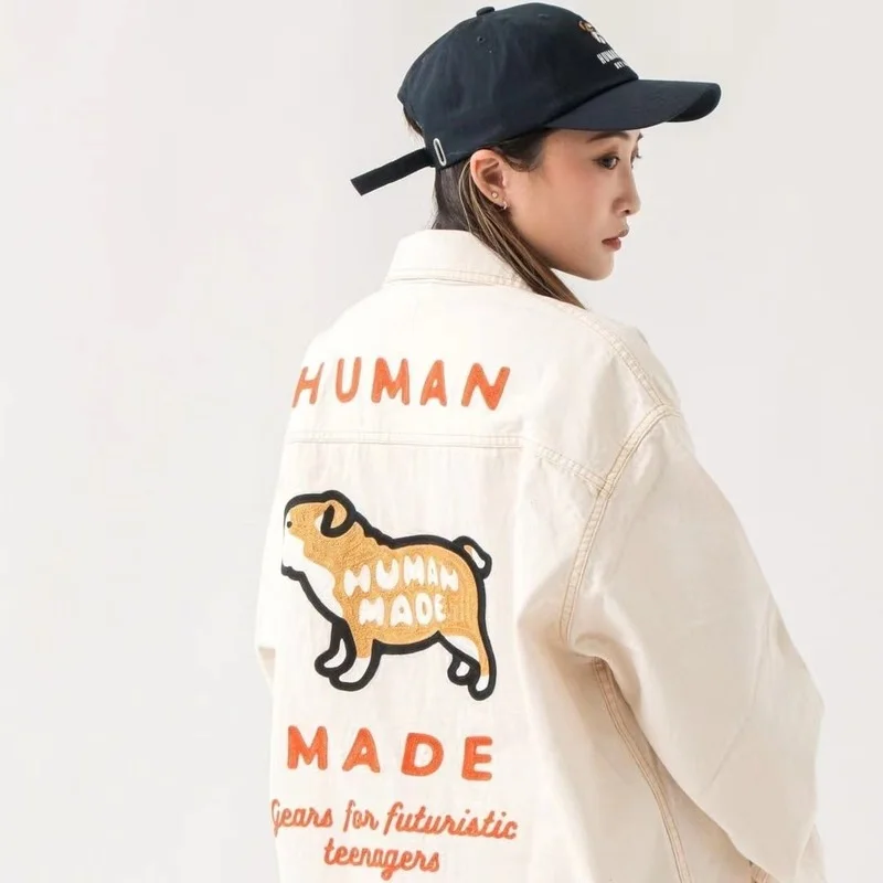 HUMAN MADE Jacket Embroidered Puppy Casual Men Women 1:1 Human Made Oversize Jacket
HUMAN MADE Jacket Embroidered Puppy Casual Men Women 1:1 Human Made Oversize Jacket