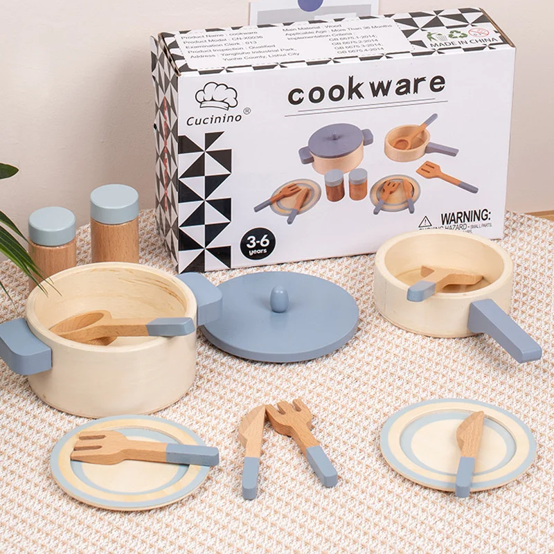 Новый детский деревянный набор игрушек для кухни, домашняя игрушка для раннего развития, горшок для приправ, посуда для приготовления пищи
Новый детский деревянный набор игрушек для кухни, домашняя игрушка для раннего развития, горшок для приправ, посуда для приготовления пищи