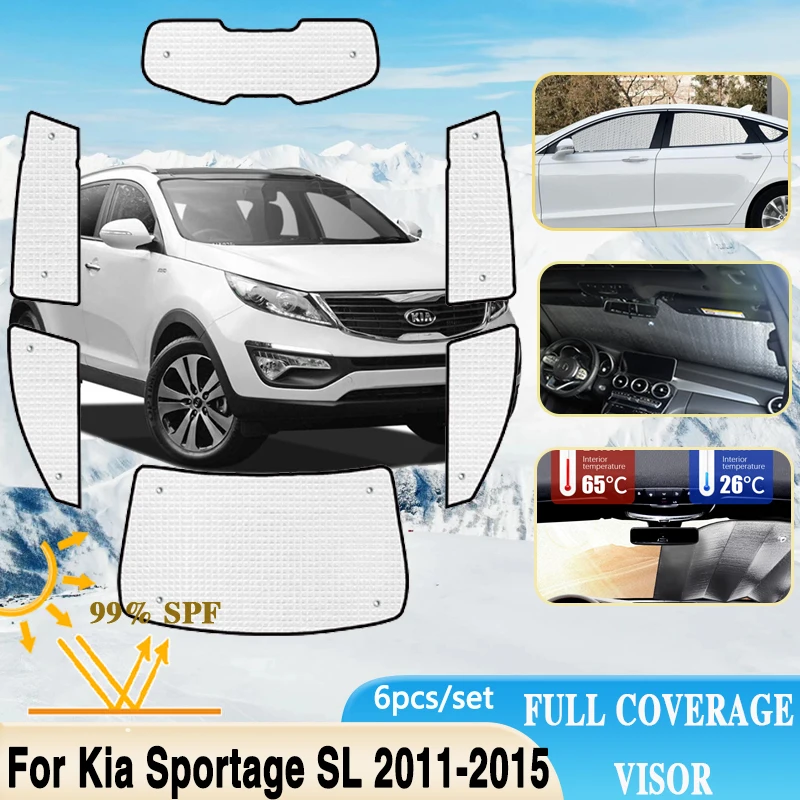 Full Cover Sunshade For Kia Sportage SL 2011~2015 Auto Windshield Window Surround Sunproof Visor Shaby Car Accessories 2012 2013
Full Cover Sunshade For Kia Sportage SL 2011~2015 Auto Windshield Window Surround Sunproof Visor Shaby Car Accessories 2012 2013