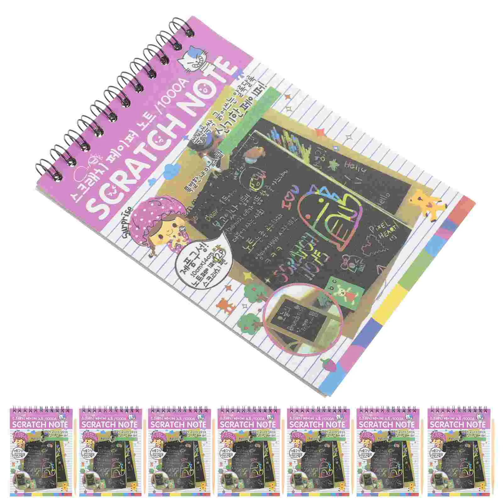 6 Sets Portable Scratch Painting DIY Book Sketch Doodle Pads Notebook Kids Notebooks Drawing Paper Graffiti Children's Toys
6 Sets Portable Scratch Painting DIY Book Sketch Doodle Pads Notebook Kids Notebooks Drawing Paper Graffiti Children's Toys