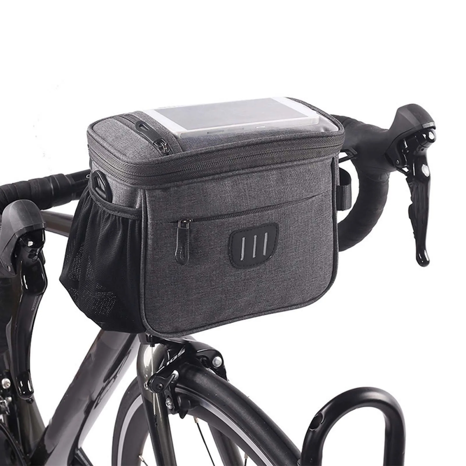 Bike Handlebar Bag Cycling Frame Tube Bags Bicycle Front Storage Pannier 6.5 Inch Transparent Pouch With Shoulder Strap
Bike Handlebar Bag Cycling Frame Tube Bags Bicycle Front Storage Pannier 6.5 Inch Transparent Pouch With Shoulder Strap