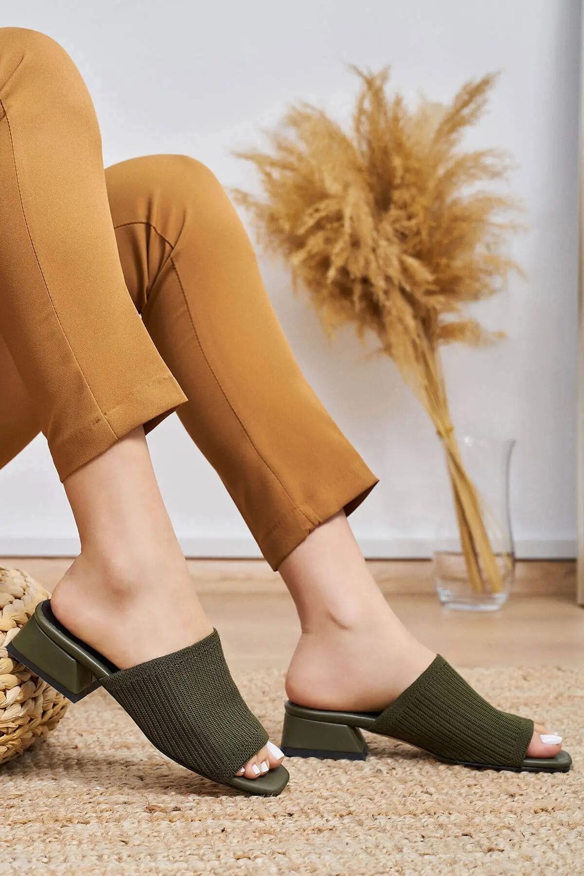 Karen Green Knitwear Slippers 
Karen Green Knitwear Slippers
