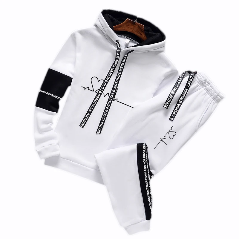 Tracksuit Men And Women Hoodies Sweatshirt and Pants Sets Pullover Hooded Sweatshirts Autumn Spring Outfits Suit Male New
Tracksuit Men And Women Hoodies Sweatshirt and Pants Sets Pullover Hooded Sweatshirts Autumn Spring Outfits Suit Male New
