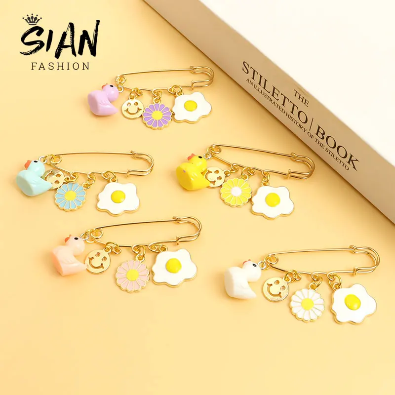 Cute Little Yellow Duck Resin Pin Brooches Enamel Lovely Daisy Flower Poached Egg Simley Buckle Lapel Pins Girls Clothes Jewelry
Cute Little Yellow Duck Resin Pin Brooches Enamel Lovely Daisy Flower Poached Egg Simley Buckle Lapel Pins Girls Clothes Jewelry