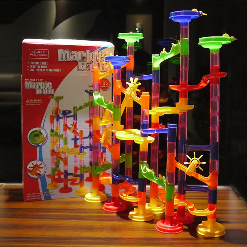 DIY Creative Maze Balls Track Building Blocks Toys for Children Construction Marble Race Run Pipeline Block Educational Toy Game
DIY Creative Maze Balls Track Building Blocks Toys for Children Construction Marble Race Run Pipeline Block Educational Toy Game